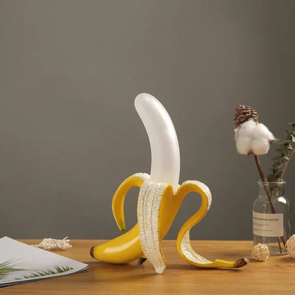 Table Lamp with Decorative Banana Warm LED Light for Living Room or Bedroom
