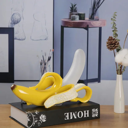 Table Lamp with Decorative Banana Warm LED Light for Living Room or Bedroom