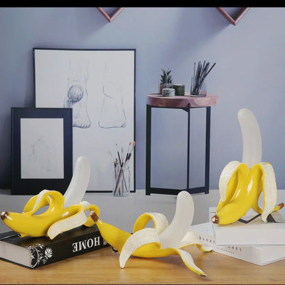 Table Lamp with Decorative Banana Warm LED Light for Living Room or Bedroom