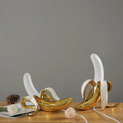 Table Lamp with Decorative Banana Warm LED Light for Living Room or Bedroom