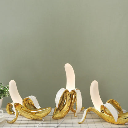 Table Lamp with Decorative Banana Warm LED Light for Living Room or Bedroom
