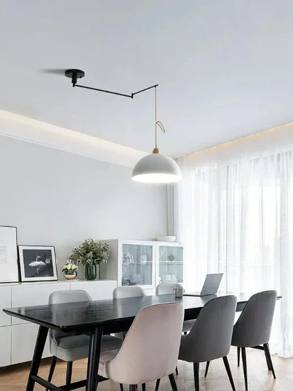 Light with Modern Ceiling Adjustable Light Arms for Flexible Illumination