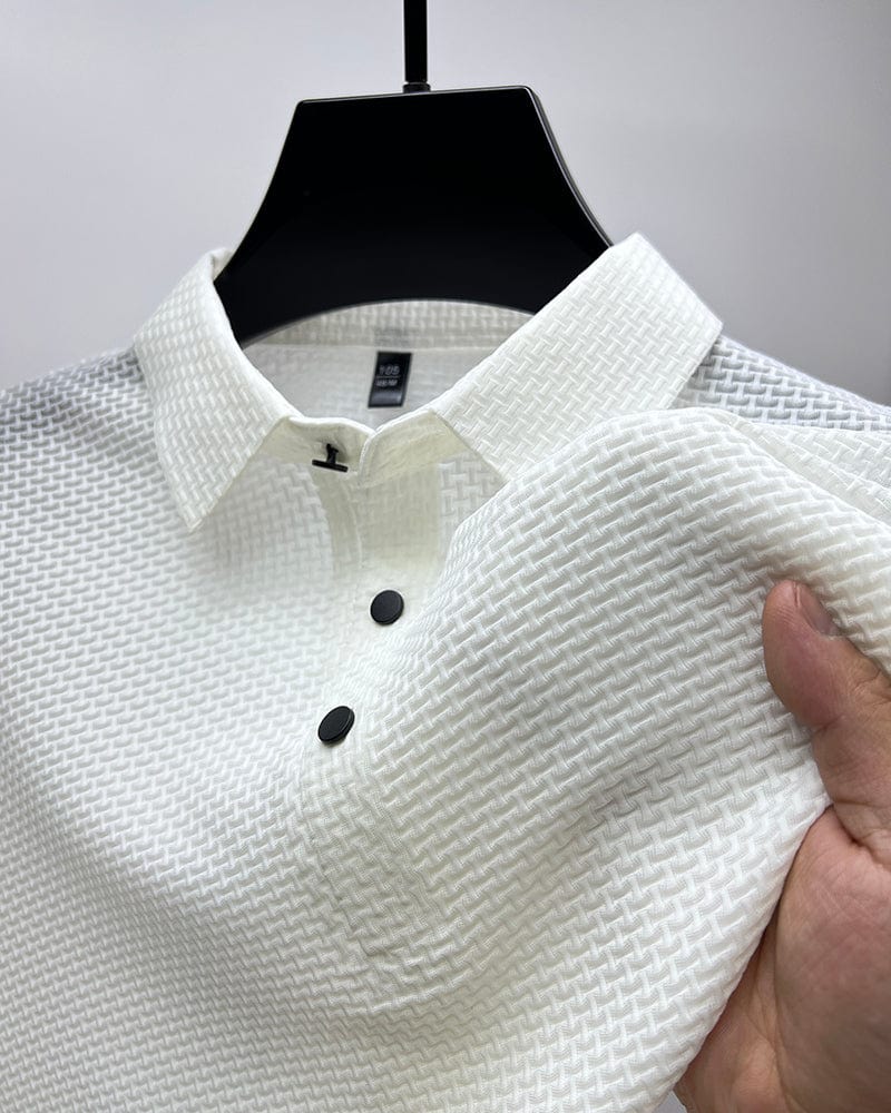 sleeve mesh shirt