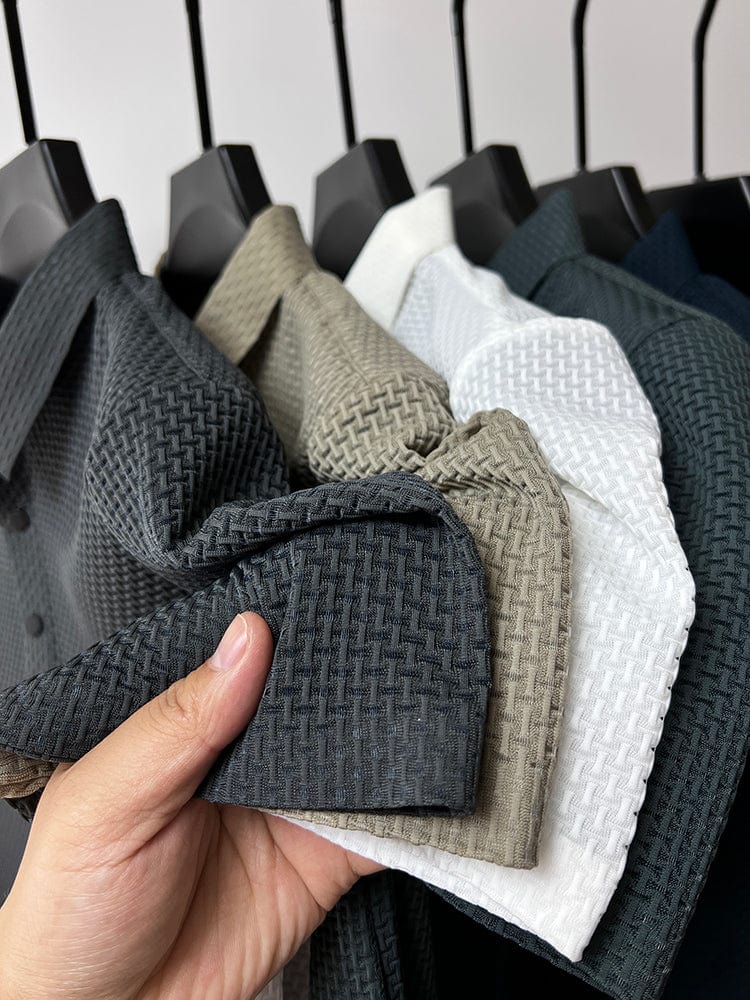 sleeve mesh shirt
