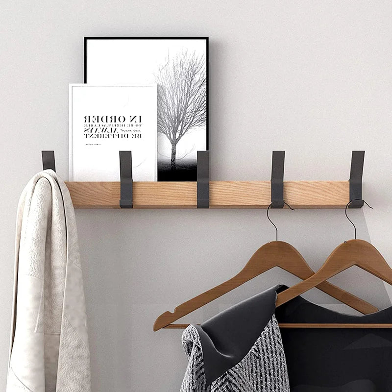 Hooks Nordic Wall Coat Rack with Double for Stylish and Functional