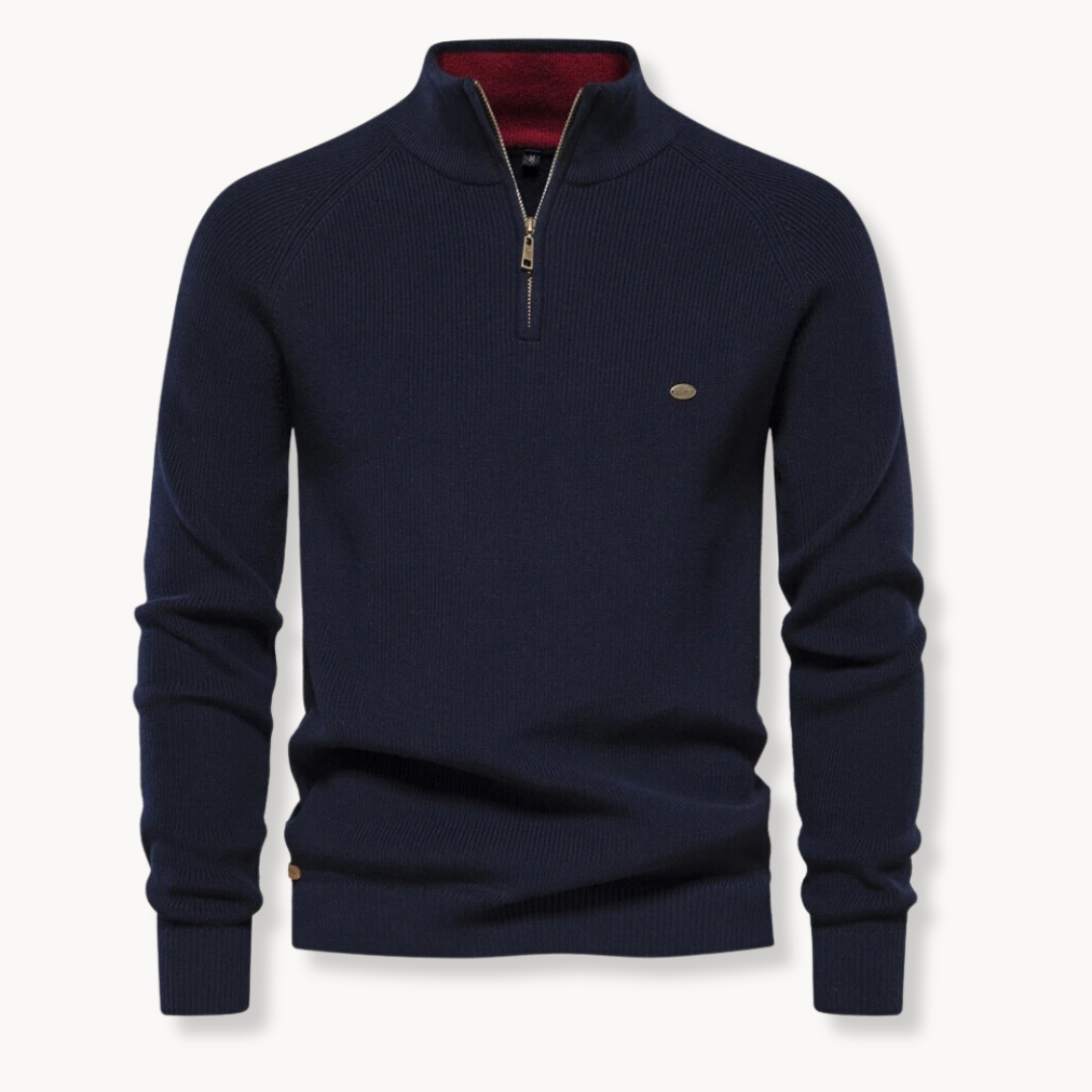 half zip cotton