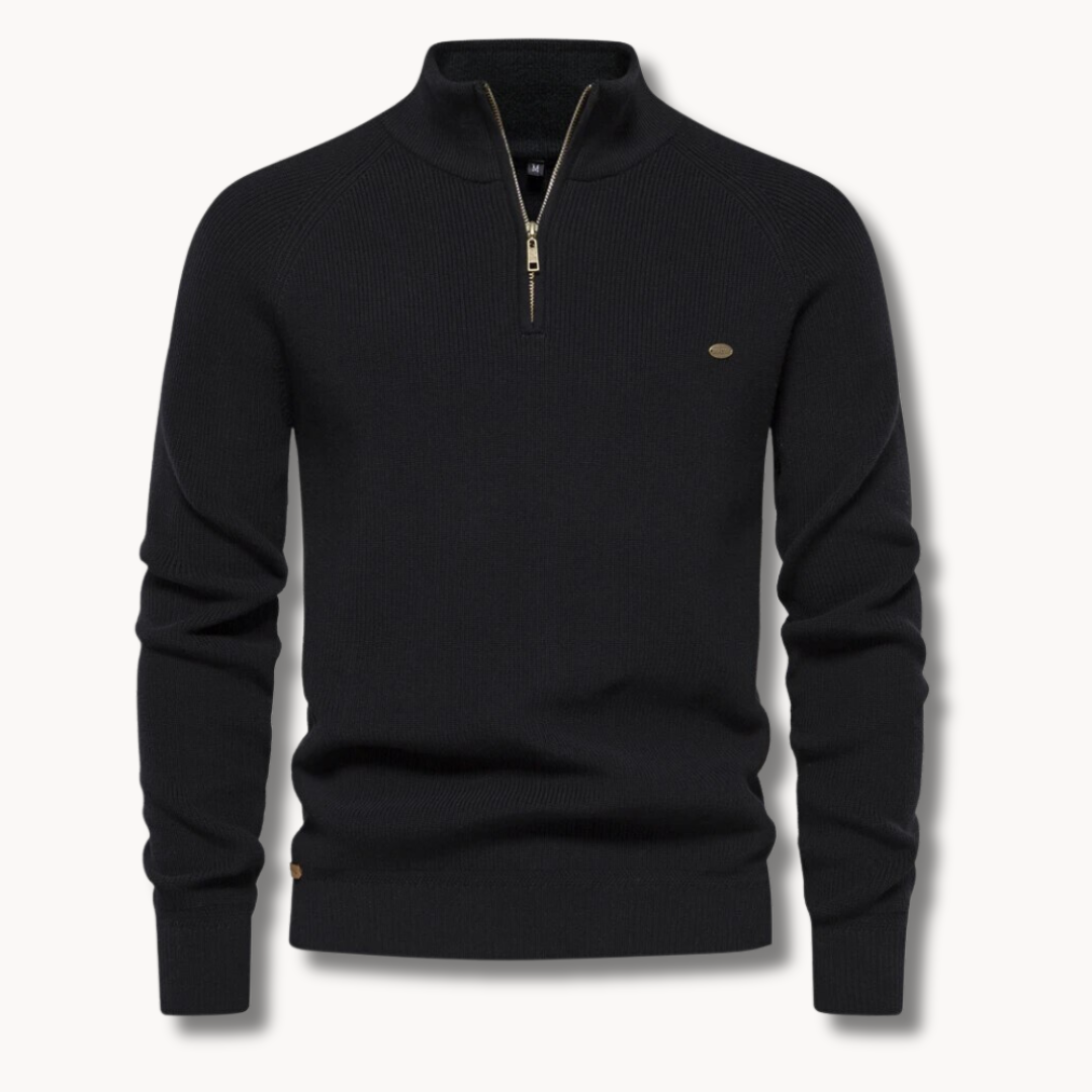half zip cotton