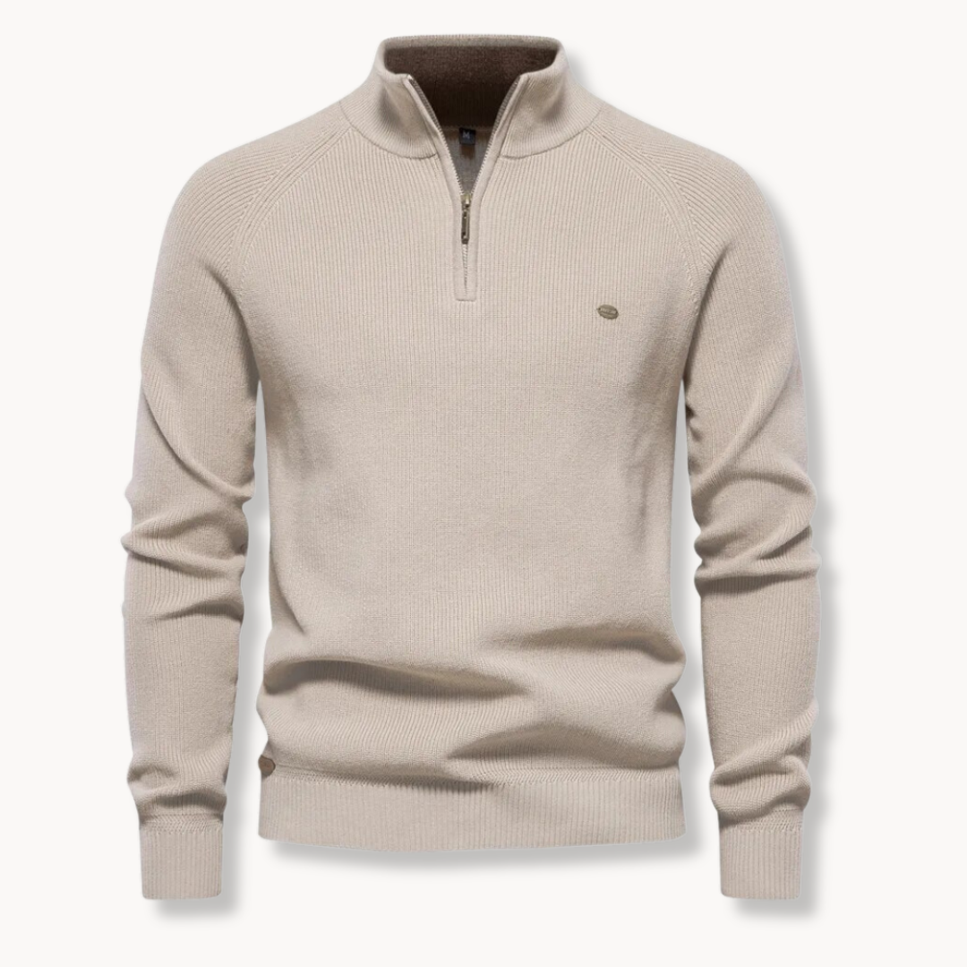 half zip cotton