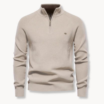 half zip cotton