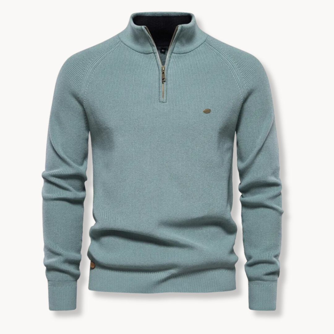 half zip cotton