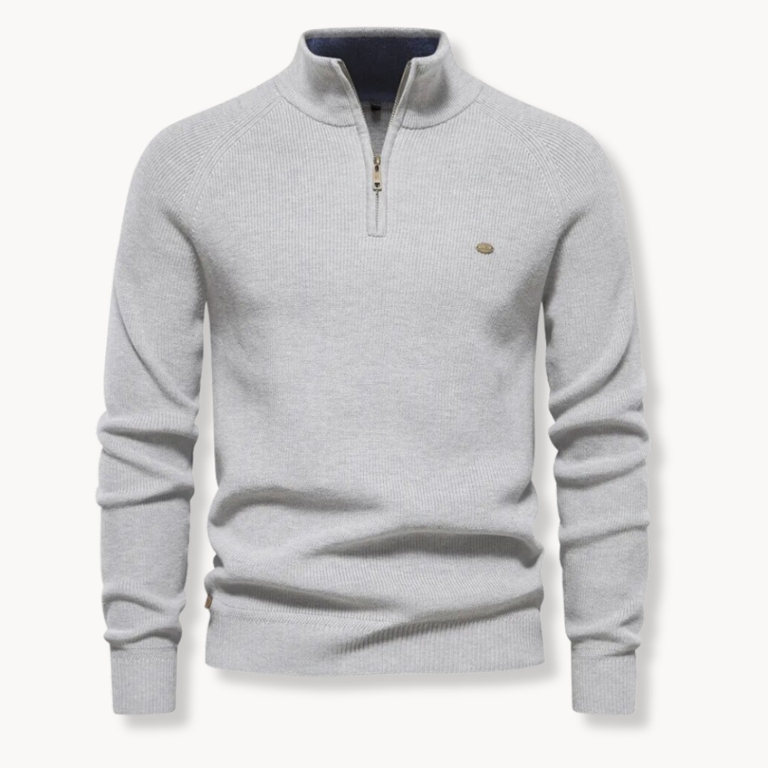 half zip cotton
