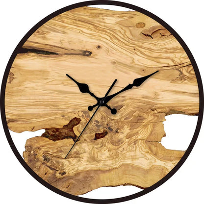 Clock Wooden Design Wall for Natural Calm and Timeless Character