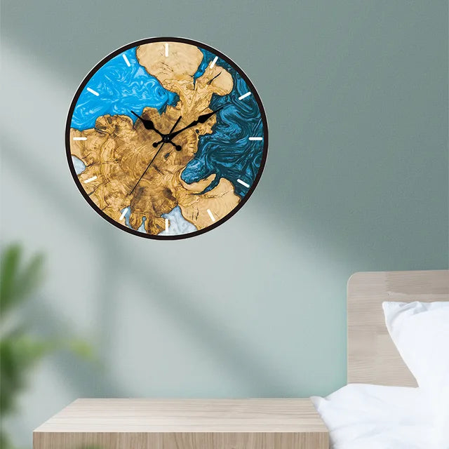Clock Wooden Design Wall for Natural Calm and Timeless Character