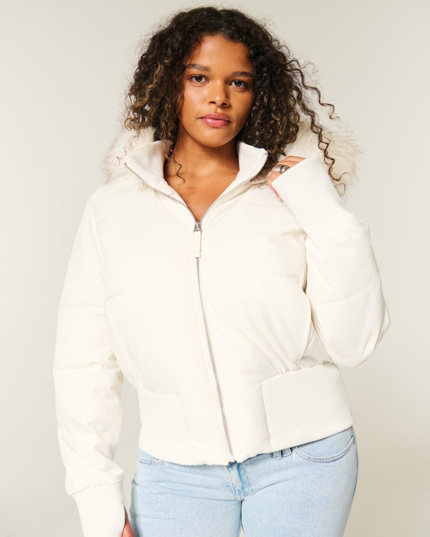 quilted winter jacket