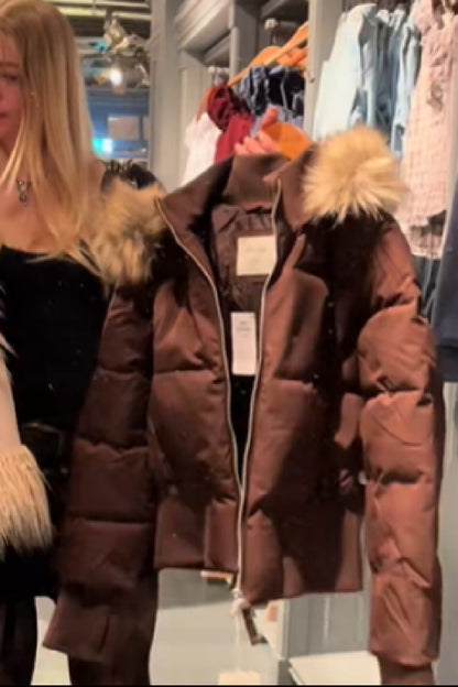quilted winter jacket