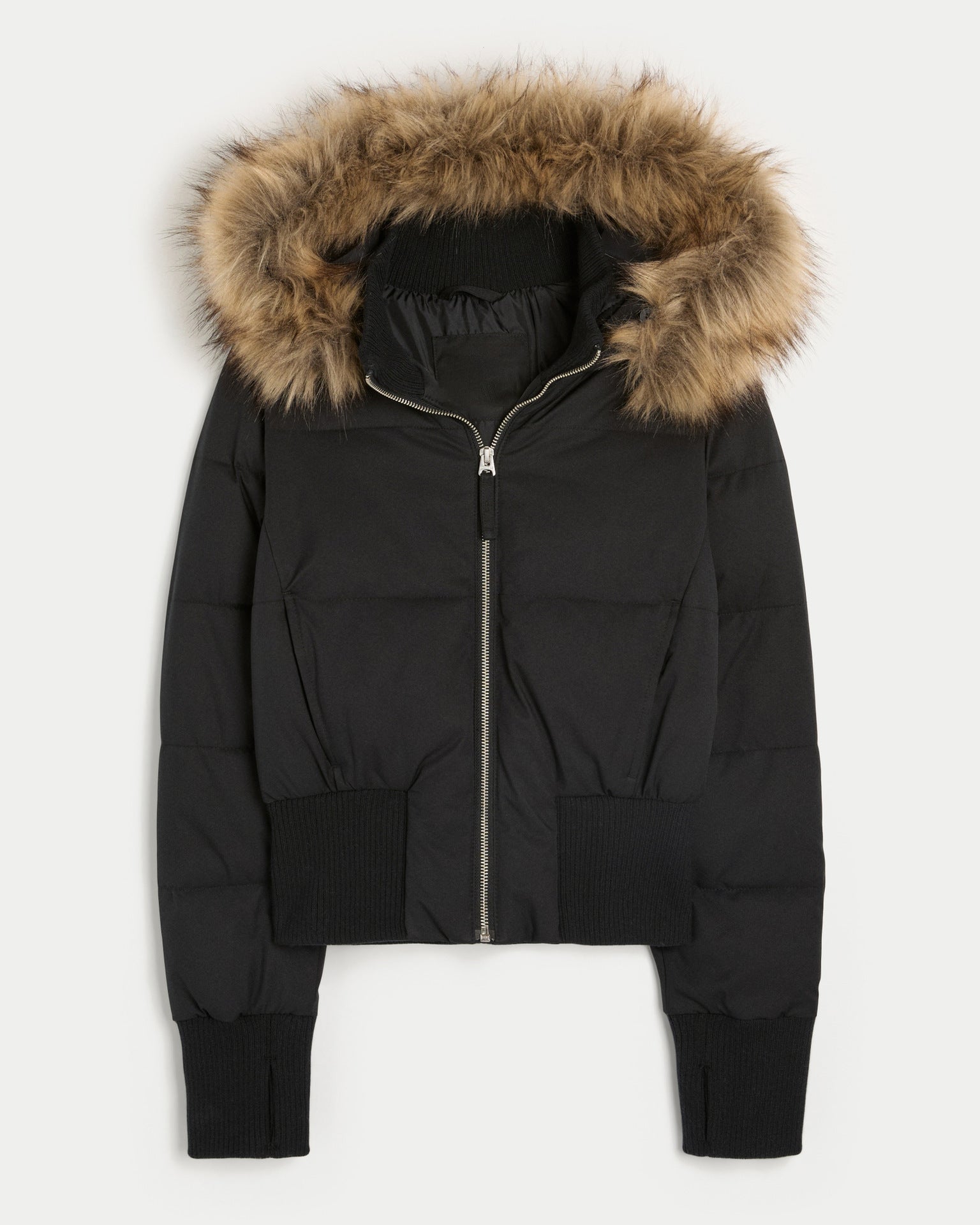 quilted winter jacket