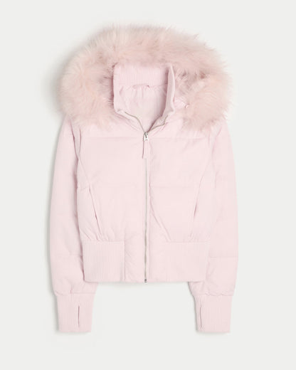quilted winter jacket
