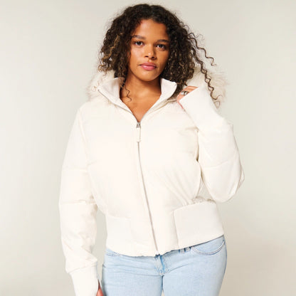quilted winter jacket