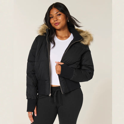 quilted winter jacket