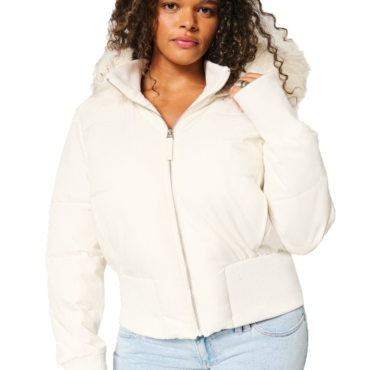 quilted winter jacket