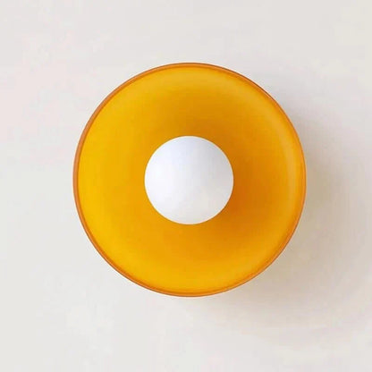 Glass Ceiling Lamp with Scandinavian Design for Atmospheric Lighting for Any Interior