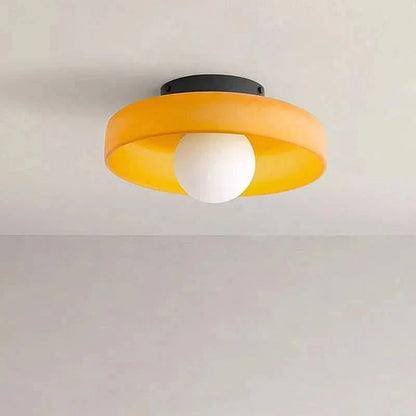 Glass Ceiling Lamp with Scandinavian Design for Atmospheric Lighting for Any Interior