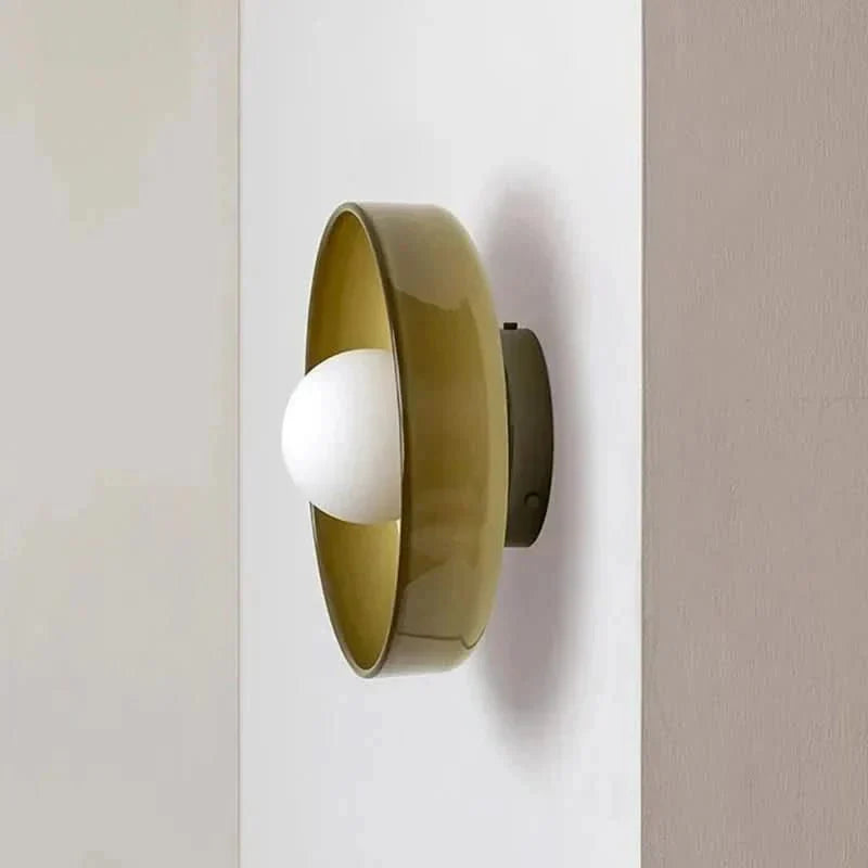 Glass Ceiling Lamp with Scandinavian Design for Atmospheric Lighting for Any Interior