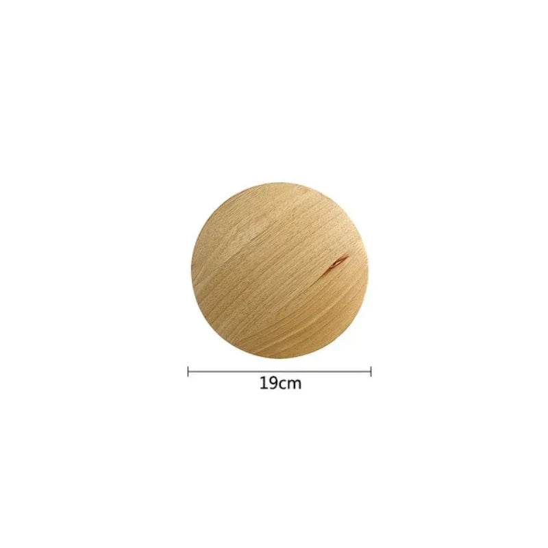 Wall Lamp with Scandinavian Wooden Warm Light and Minimalist Design