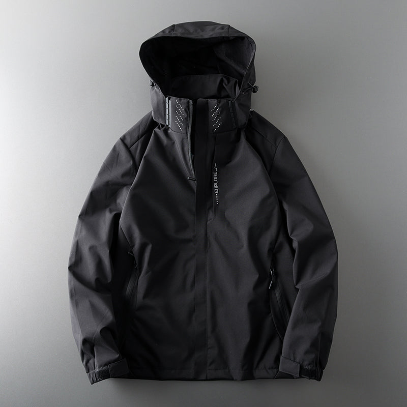 Men's Waterproof Windbreaker with Breathable Design for Lightweight, Protective and Practical