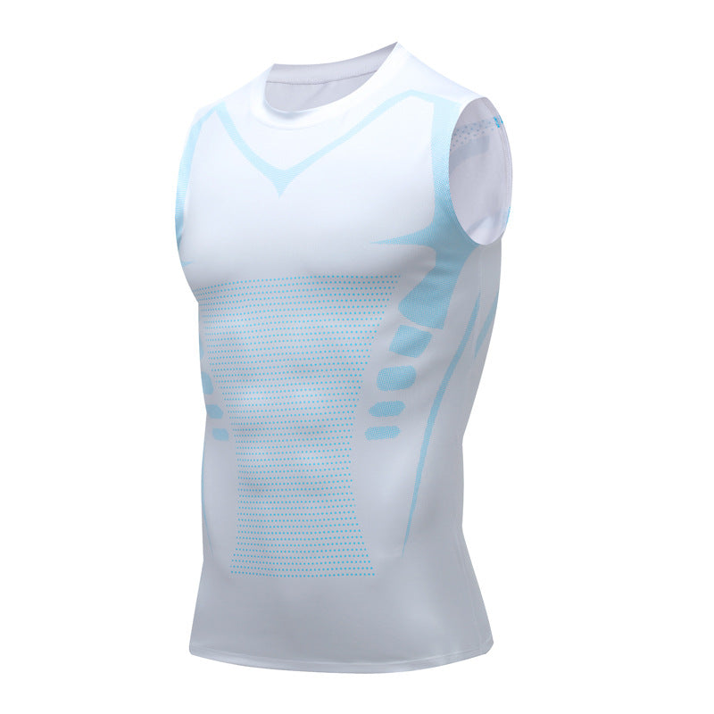 Men's Compression Tank Top with Breathable Material and Supportive Fit