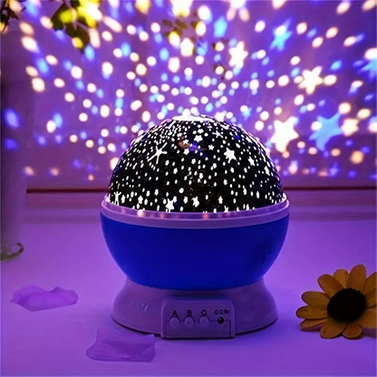 Night Light Rotating Star Projector for Soothing LED Light for Children's Room
