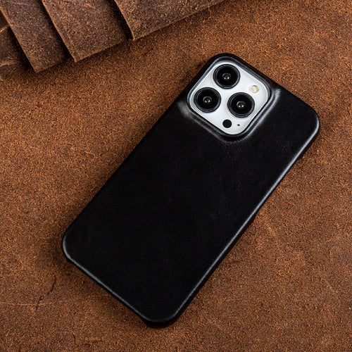 Case with Leather Phone Design for Iphone with Shock-Absorbing Protection