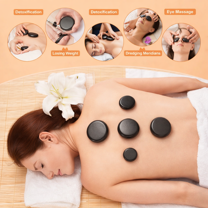 Set Professional Stone Massage for Complete with Heater