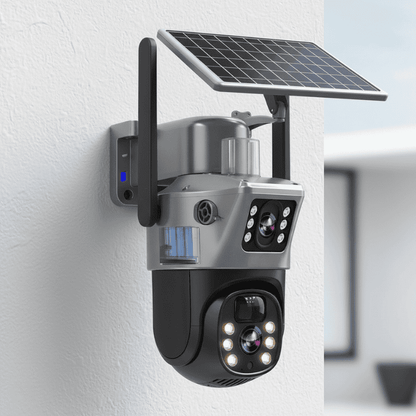 Camera with Wireless 4K Security Solar Panel for 360 Degrees and Smart Detection