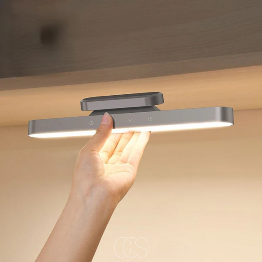 Light with Rechargeable Magnetic LED Lamp with Dimmable and Wireless Compact Design
