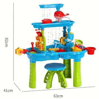 Table Splash Fun Water for Interactive Outdoor Play Table for Children