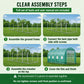 Large walk-in greenhouse for vegetables flowers and seedlings