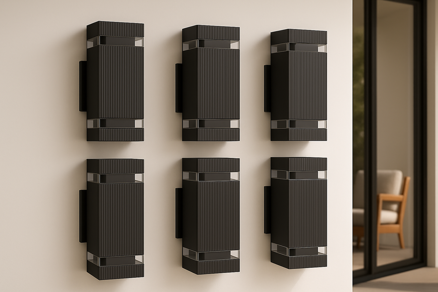Light with Modern Outdoor Wall Up and Down Light and Weather-Resistant Design