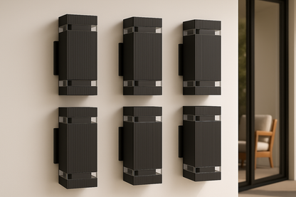 Light with Modern Outdoor Wall Up and Down Light and Weather-Resistant Design