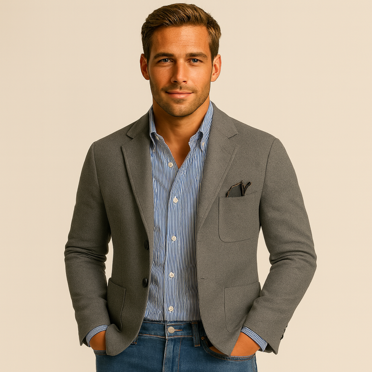 linen summer blazer