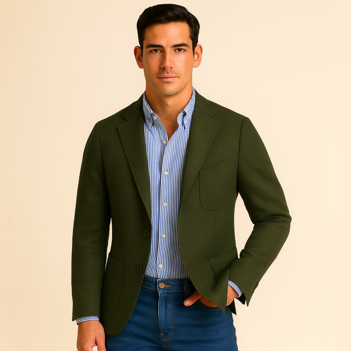 linen summer blazer