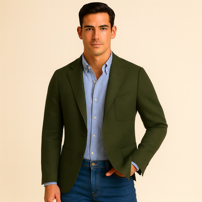 linen summer blazer