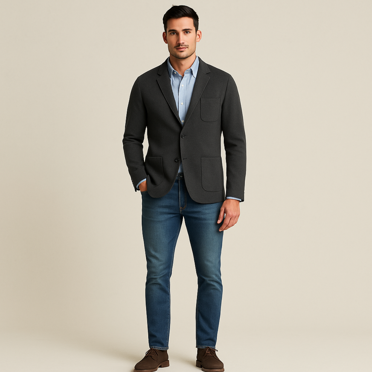 linen summer blazer