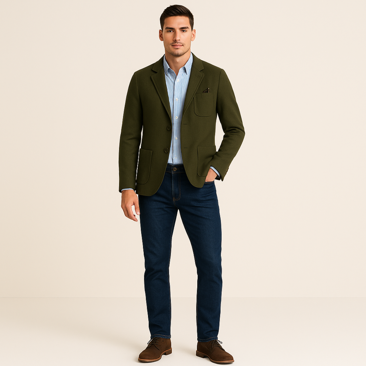 linen summer blazer