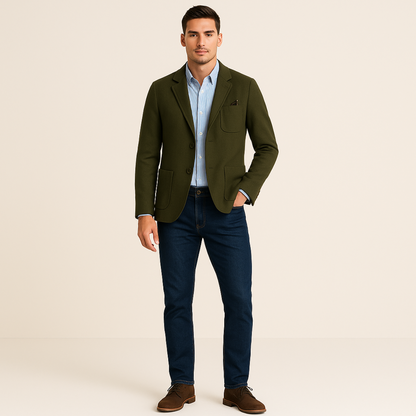 linen summer blazer