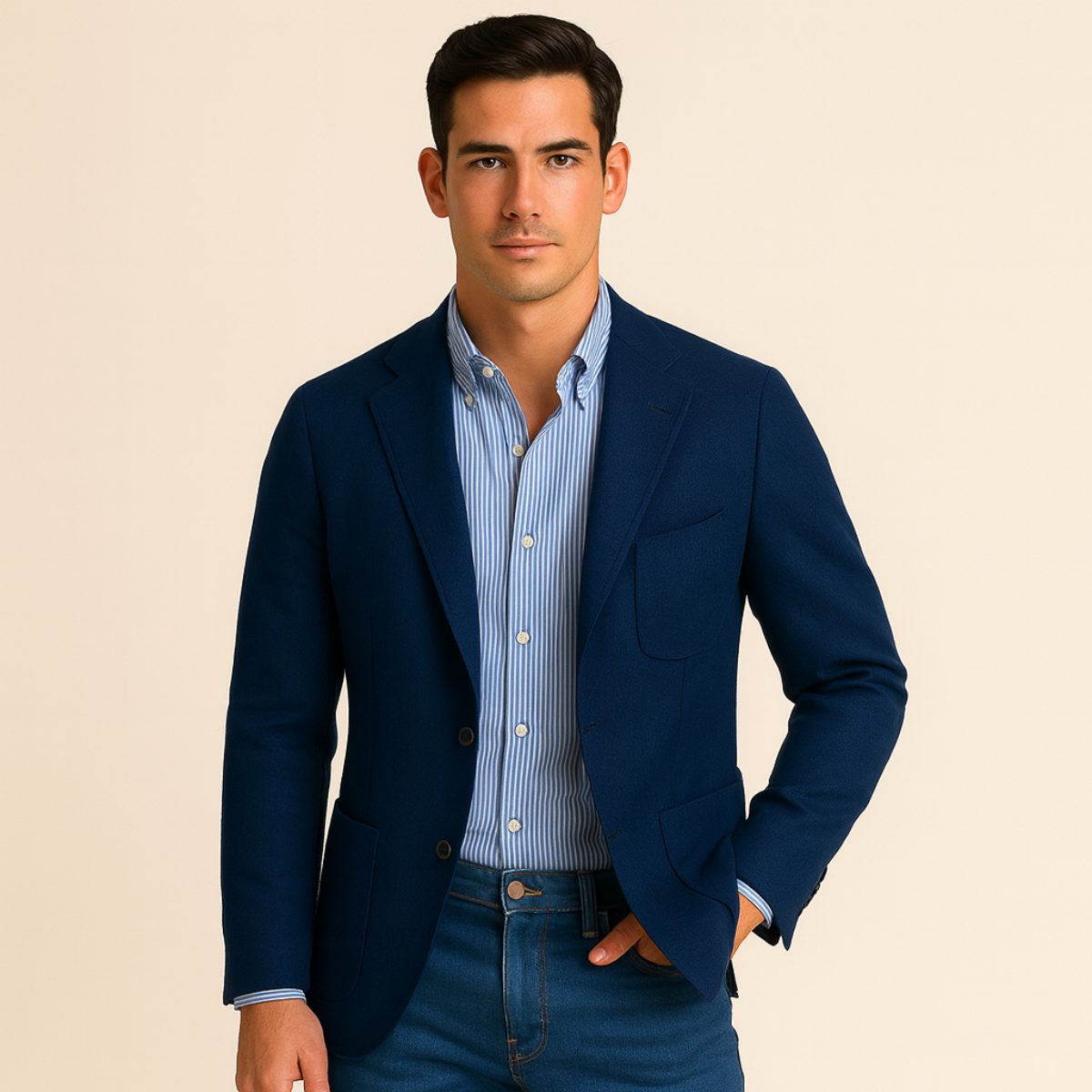 linen summer blazer