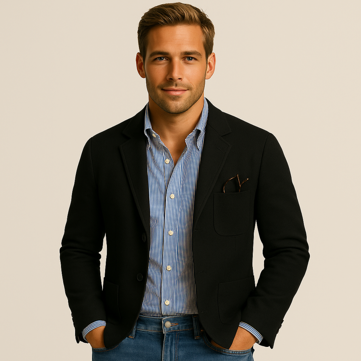 linen summer blazer