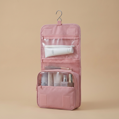 Organiser with Foldable Travel Hanging Hook for Water-Resistant and Spacious