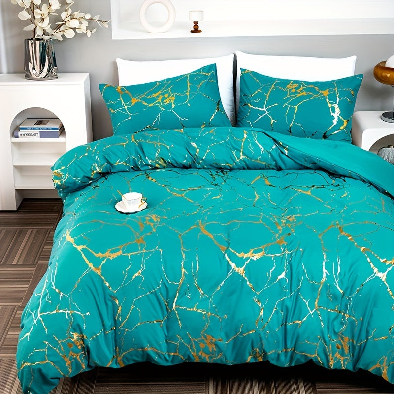 Cover with Duvet Marble Pattern for Comfortable and Stylish Sleep