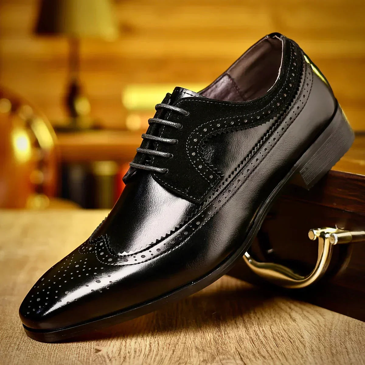 premium leather dress